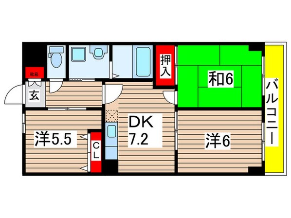 ガウディ小松の物件間取画像